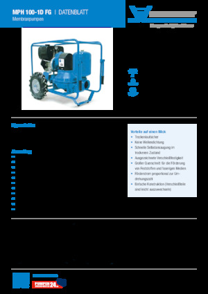 Rioolpomp Heide-Pumpen MPH 100-1D FG