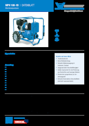 Rioolpomp Heide-Pumpen MPH 100-1D