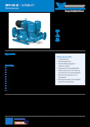 Rioolpomp Heide-Pumpen MPH 150-2D