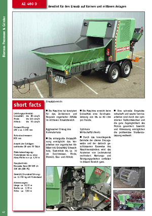 Afvalverwijderingsinstallatie - Hakselmachines Jenz AZ 460 D