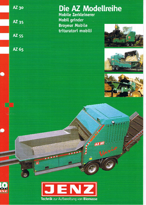 Afvalverwijderingsinstallatie - Hakselmachines Jenz AZ 35 D