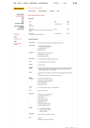 Afvalverwijderingsinstallatie - Hakselmachines Husmann HFG IV-E/S