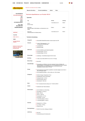 Afvalverwijderingsinstallatie - Hakselmachines Husmann HFG IV-E/S