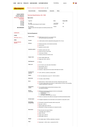 Afvalverwijderingsinstallatie - Hakselmachines Husmann HL I 1222 E/S