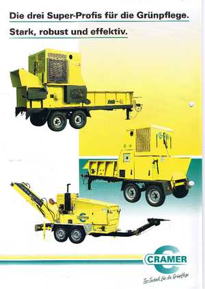 Afvalverwijderingsinstallatie - Hakselmachines Cramer HS 450 D
