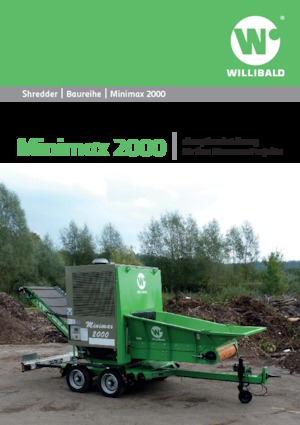 Afvalverwijderingsinstallatie - Hakselmachines Willibald MiniMax 2000