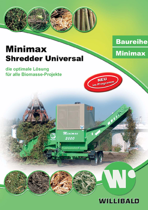Afvalverwijderingsinstallatie - Hakselmachines Willibald MiniMax 2000