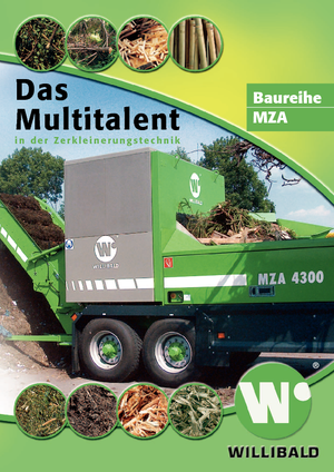 Afvalverwijderingsinstallatie - Hakselmachines Willibald MZA 2400