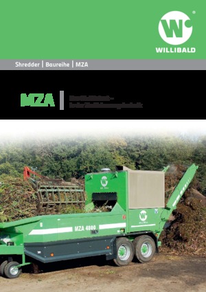 Afvalverwijderingsinstallatie - Hakselmachines Willibald MZA 4800