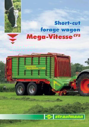 Silagewagens Strautmann Mega-Vitesse CFS 3401
