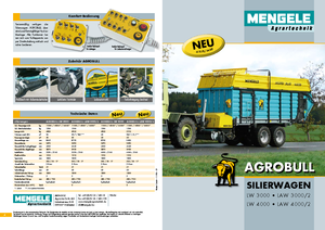 Silagewagens Mengele Agrobull 4000