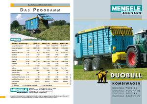 Silagewagens Mengele Duo Bull 7000/3 RS