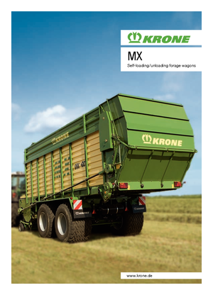 Silagewagens Krone MX 350 GD