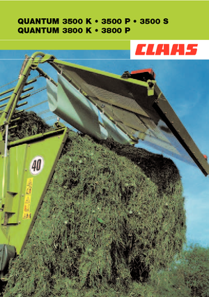Silagewagens Claas Quantum 3800 K