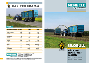Silagewagens Mengele Silobull 7000