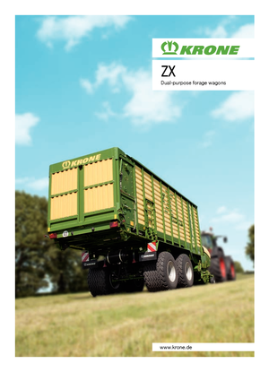 Silagewagens Krone ZX 550 GL