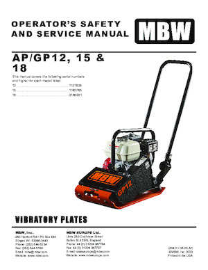 Eenrichtings Trilplaten M-B-W GP 18