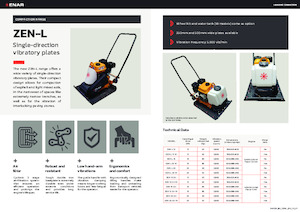Eenrichtings Trilplaten Enar ZEN 15GH