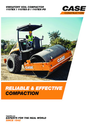 Enkele-trommelwals Case 1107EX