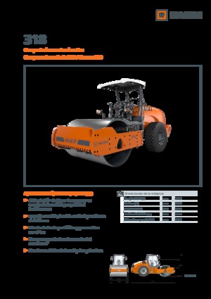 Enkele-trommelwals Hamm 318
