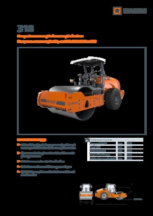 Enkele-trommelwals Hamm 318