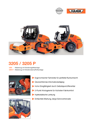 Enkele-trommelwals Hamm 3205 P