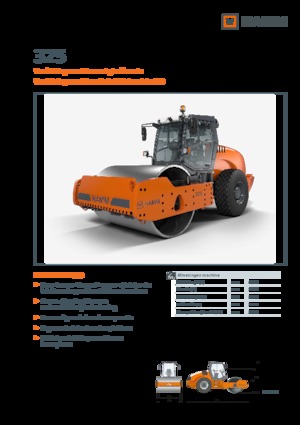 Enkele-trommelwals Hamm 325