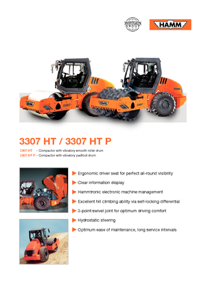 Enkele-trommelwals Hamm 3307 HT