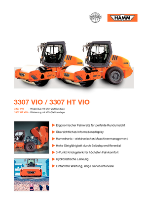 Enkele-trommelwals Hamm 3307 HT-VIO