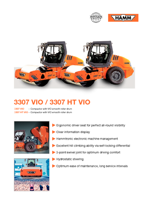 Enkele-trommelwals Hamm 3307 VIO