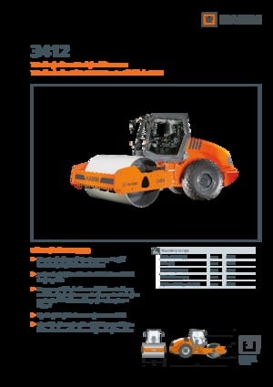 Enkele-trommelwals Hamm 3412