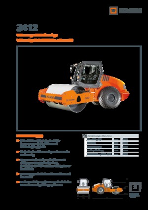 Enkele-trommelwals Hamm 3412