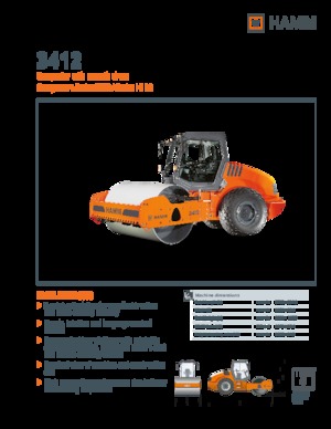 Enkele-trommelwals Hamm 3412