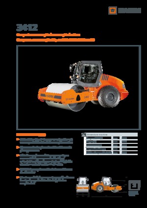 Enkele-trommelwals Hamm 3412