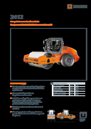 Enkele-trommelwals Hamm 3412