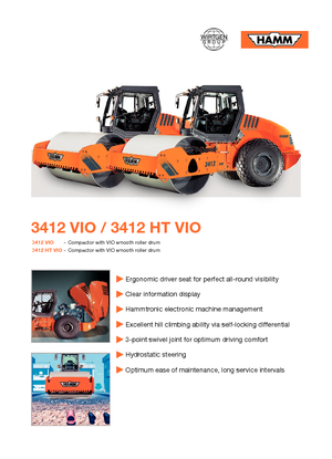Enkele-trommelwals Hamm 3412 HT-VIO