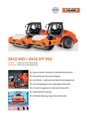 Enkele-trommelwals Hamm 3412 HT-VIO