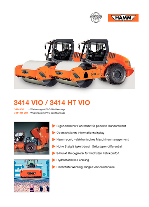 Enkele-trommelwals Hamm 3414 HT-VIO