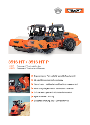 Enkele-trommelwals Hamm 3516 HT-P