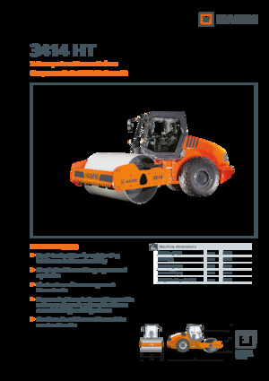 Enkele-trommelwals Hamm 3518 HT