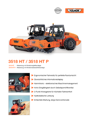 Enkele-trommelwals Hamm 3518 HT-V