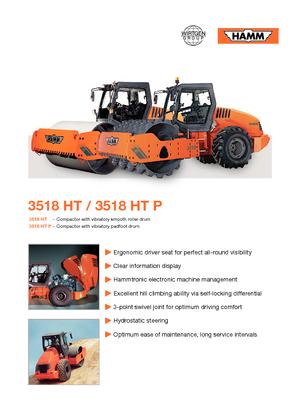 Enkele-trommelwals Hamm 3518 HT-P