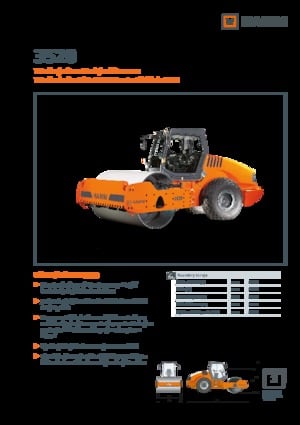 Enkele-trommelwals Hamm 3520