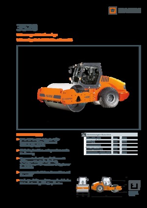 Enkele-trommelwals Hamm 3520