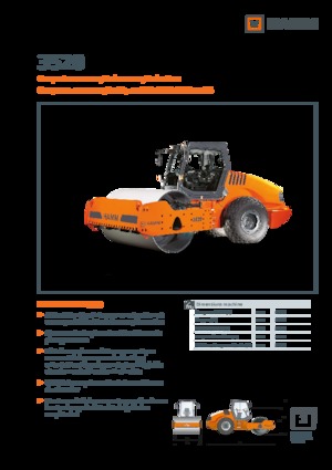Enkele-trommelwals Hamm 3520
