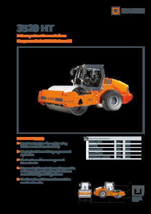 Enkele-trommelwals Hamm 3520 HT