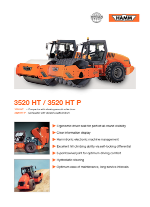 Enkele-trommelwals Hamm 3520 HT-V