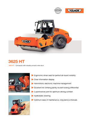 Enkele-trommelwals Hamm 3625 HT