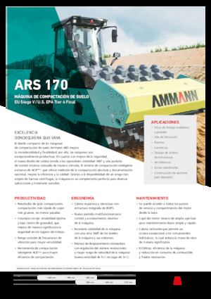 Enkele-trommelwals Ammann ARS 170