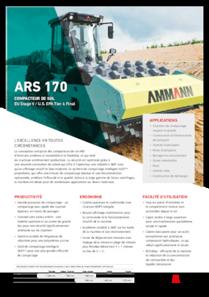 Enkele-trommelwals Ammann ARS 170